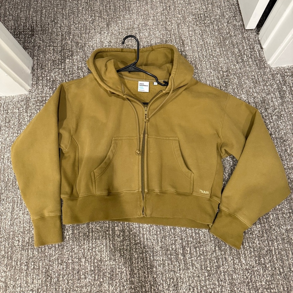 Aritzia TNA Cozy Fleece Boyfriend Fit Hoodie
